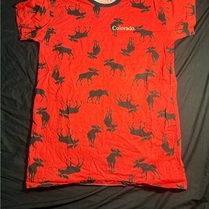 90s Vintage Colorado Moose Graphic AOP Tee